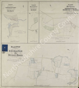 Historic inclosure map of Ripon 1858, Plan 9